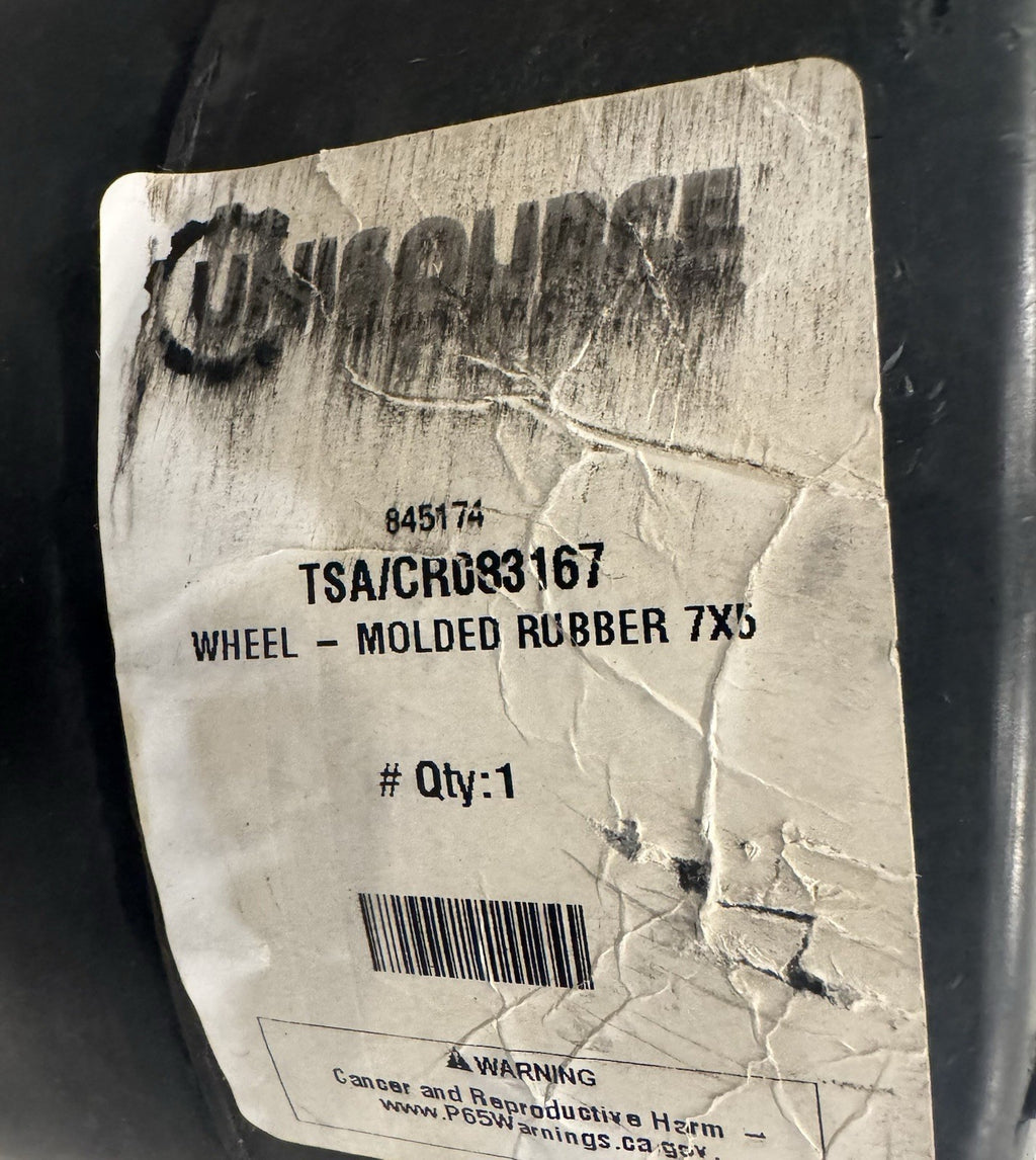 083167 Total Source Crown Rubber Load Wheel NEW! FREE SHIPPING!