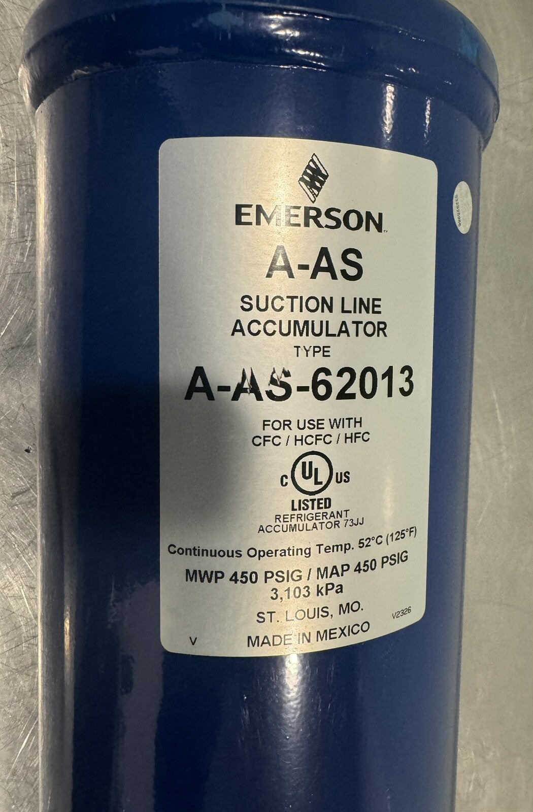 Emerson 060828 Suction Accumulator A-AS-62013 NEW IN BOX! FREE SHIPPING!