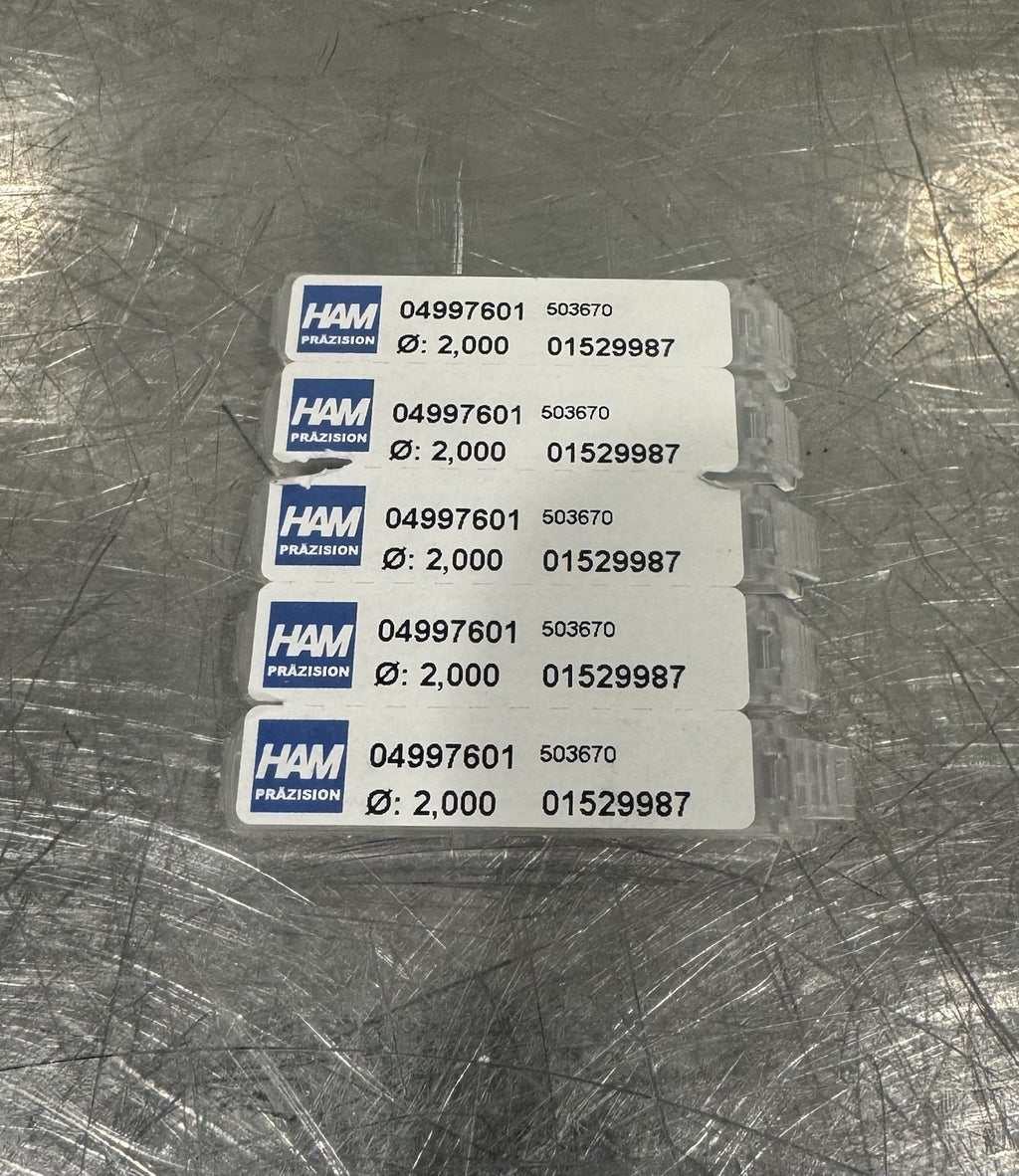 Ham Precision 04997601 Micro Mill Bits PACK OF 5 Ham Prazision NEW! SHIPS FREE!