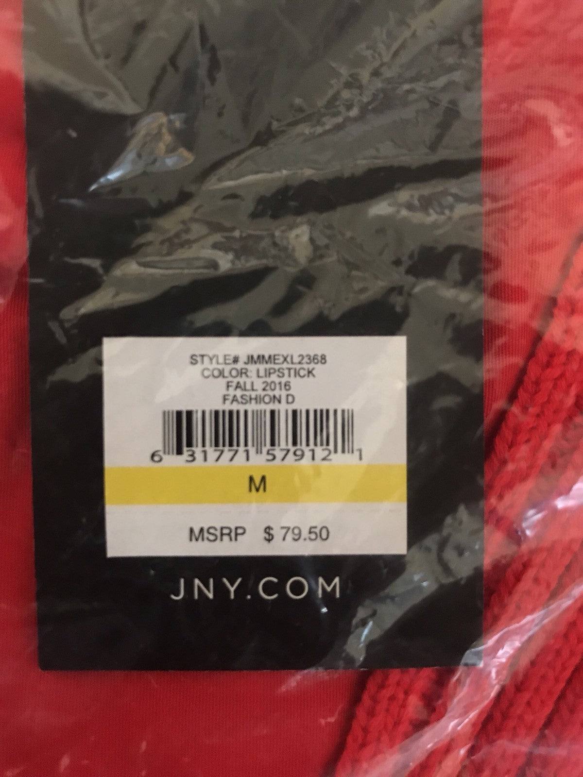 Jones New York Zip Front Quilted Vest Lipstick Red JMMEXL2368 NEW WITH TAGS