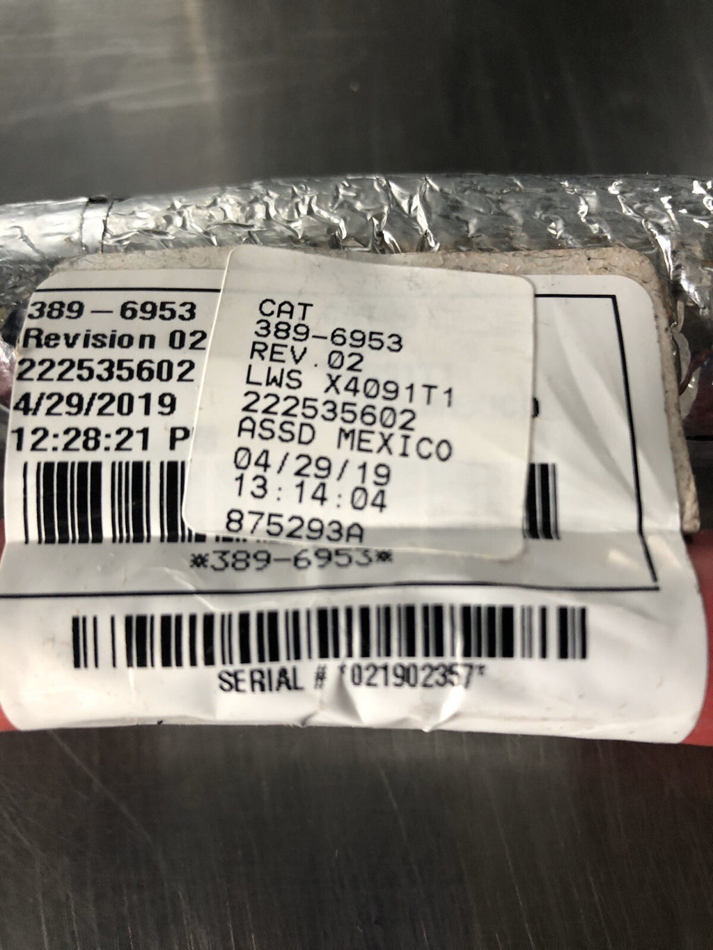 Caterpillar 389-6953 Genuine Cat Battery Cable Replacement NEW!! FREE SHIPPING!!