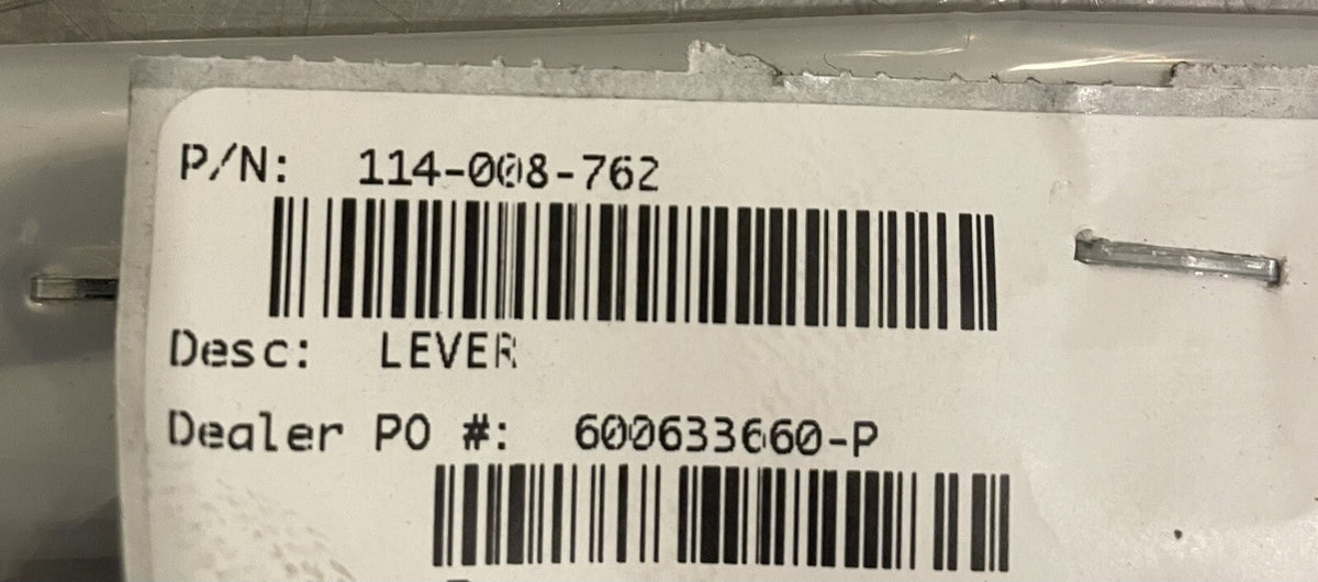 Raymond 114-008-762 Lever For Forklift NEW! FREE SHIPPING!