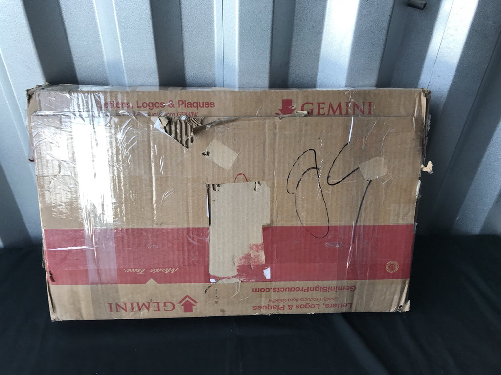 Gemini Cast Welcome Sign Letters NEW IN BOX Retails $250