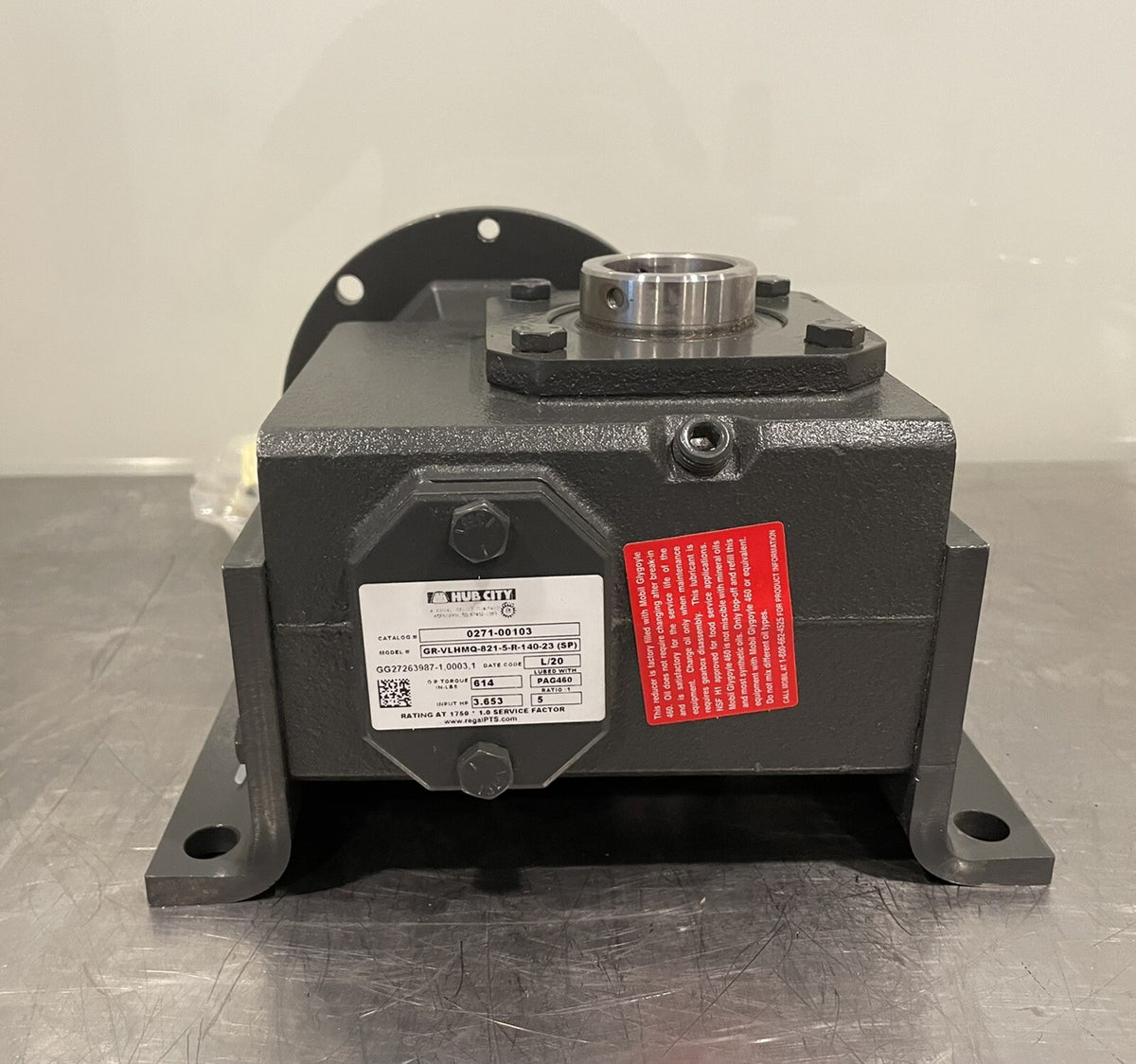 Hub City 0271-00103 Gear Reducer GR-VLHMQ-821-5-R-140-23 NEW IN BOX! SHIPS FREE!