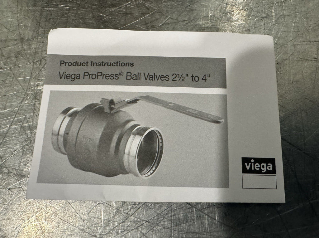 Viega 78305 Brass Ball Valve 3” ProPress NEW IN BOX! FREE SHIPPING!
