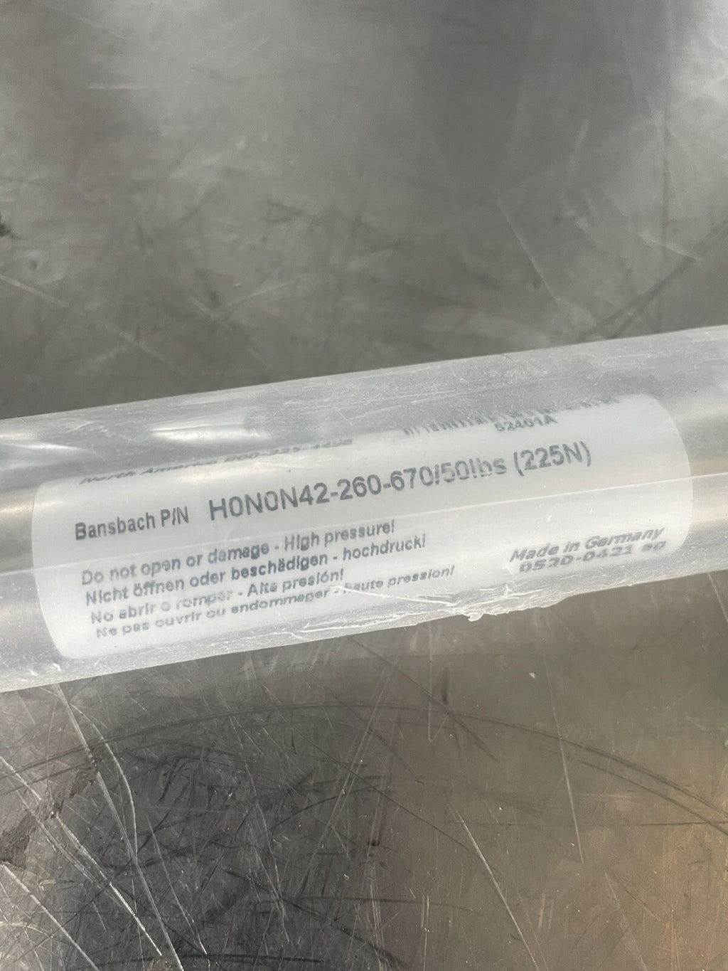Bansbach 52401A Easylift Gas Spring 6GTL4 NEW! FREE SHIPPING!