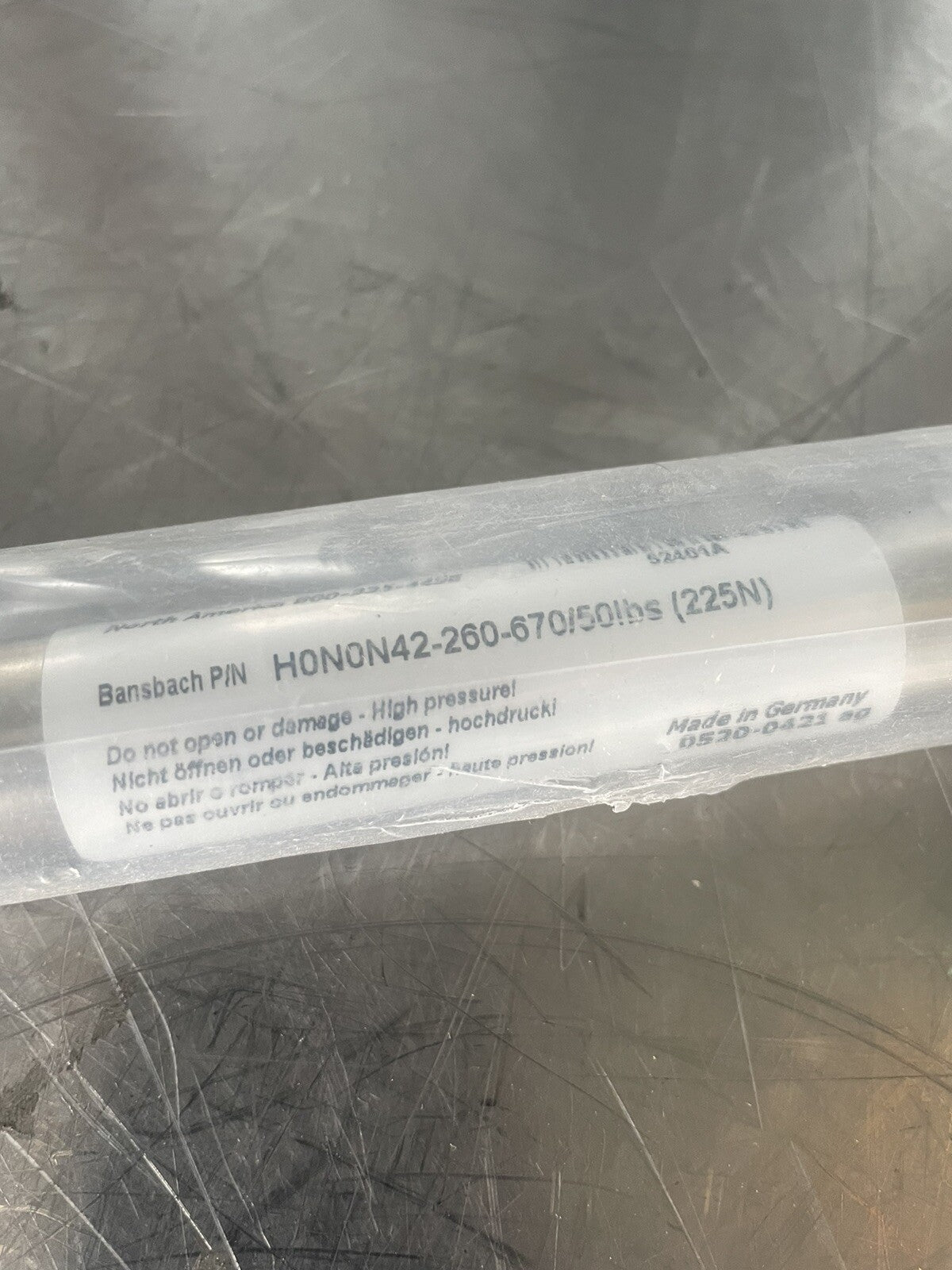 Bansbach 52401A Easylift Gas Spring 6GTL4 NEW! FREE SHIPPING!