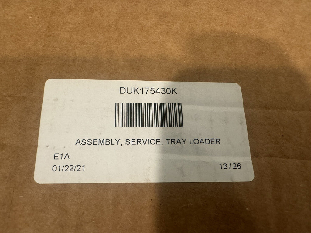 Duke 175430K Service Tray Loader ASSY 175430 DUK175430K NEW IN BOX! SHIPS FREE!