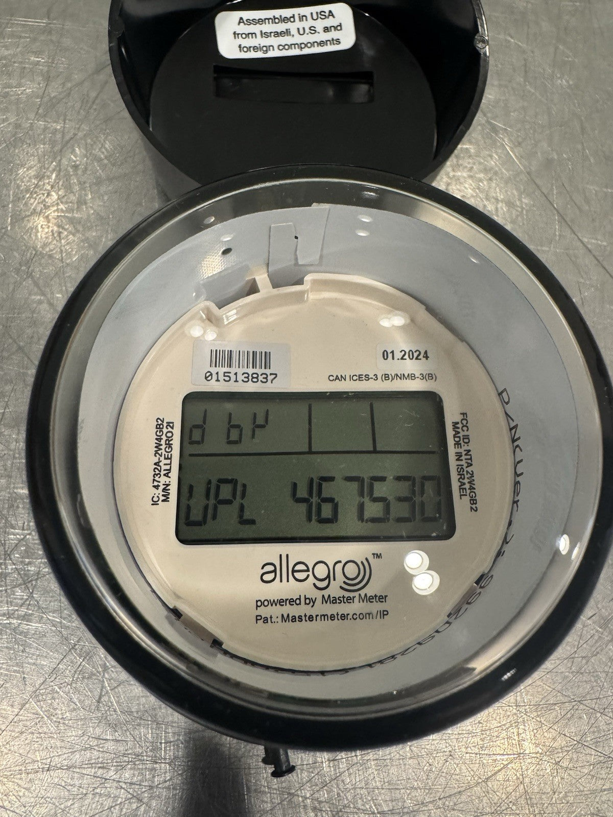 Master Meter Allegro 2I Meter MM BLMJ 3/4” USG Mobile NEW! FREE SHIPPING!