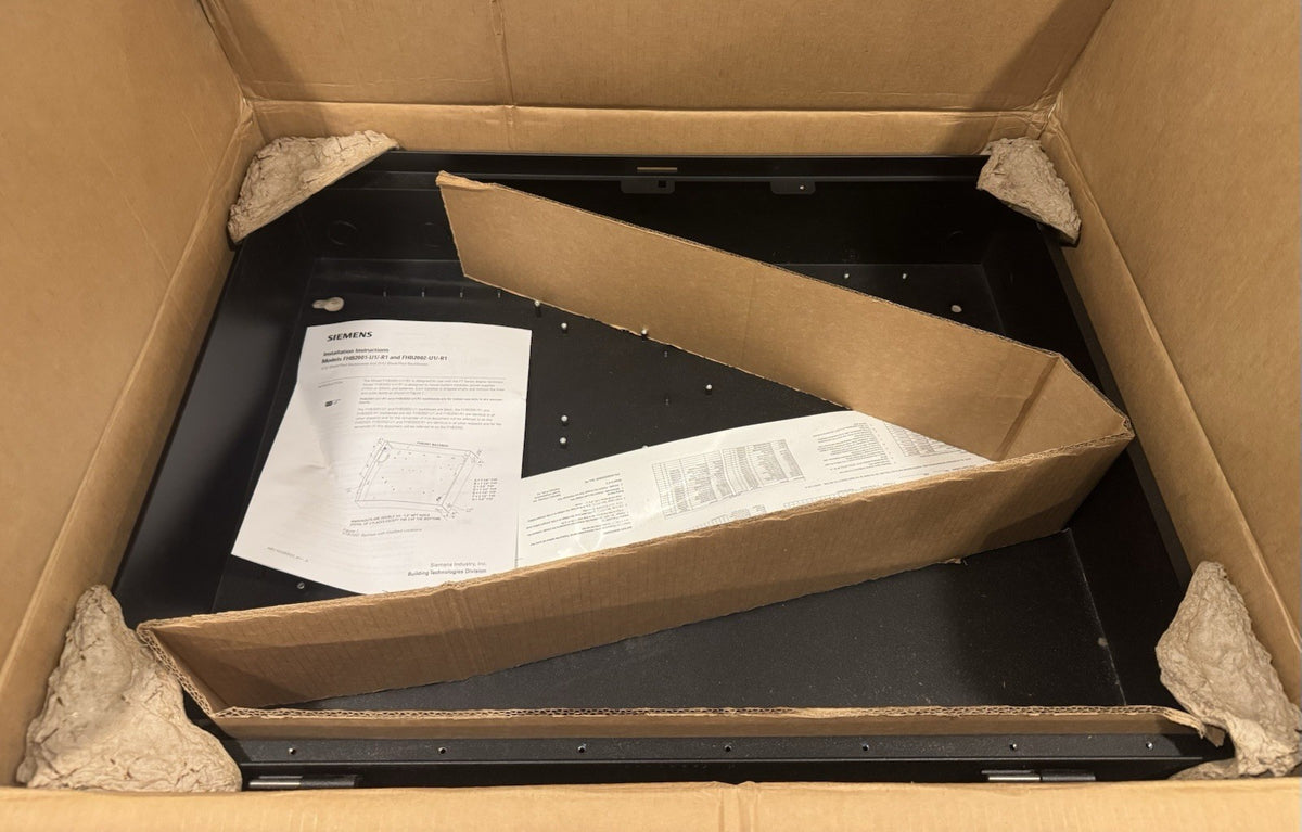 Siemens S54400-B48-A1 Backbox 2HU Black FHB2002-U1 NEW IN BOX! SHIPS FREE