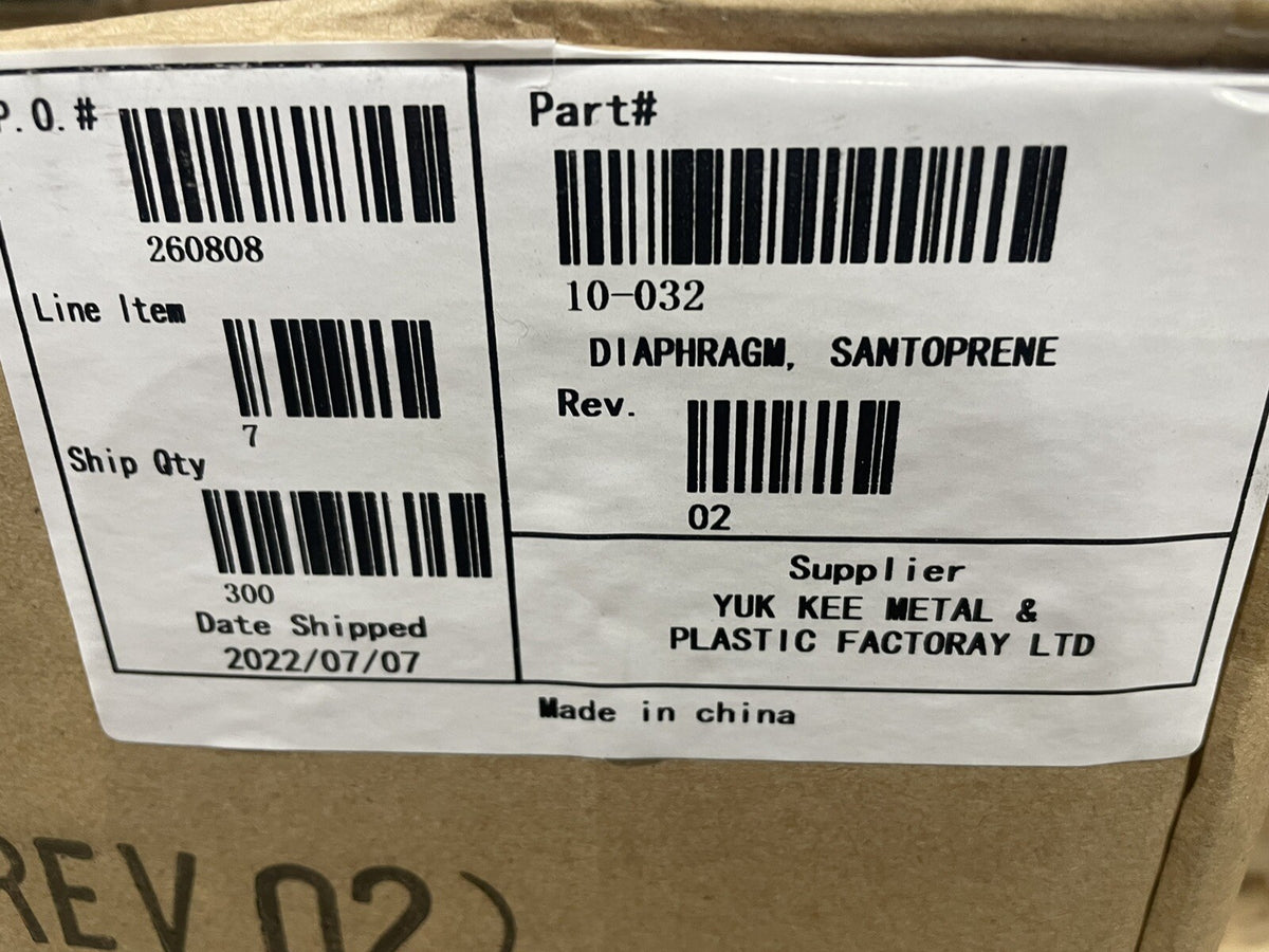 Warren Rupp 10-032 Sandpiper Santoprene Diaphragm NEW! FREE SHIPPING!