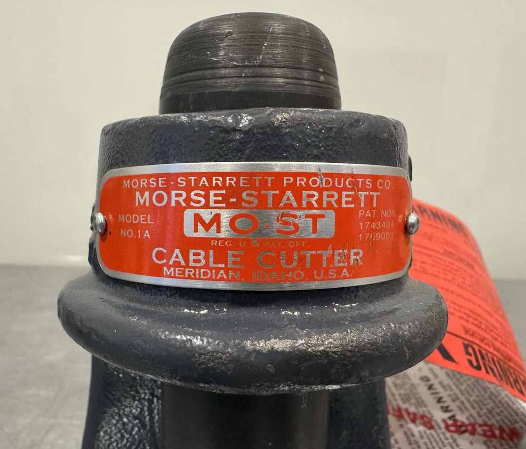 Morse-Starrett Model No. 1A Impact Wire Rope Cable Cutter #1A NEW! FREE SHIPPING