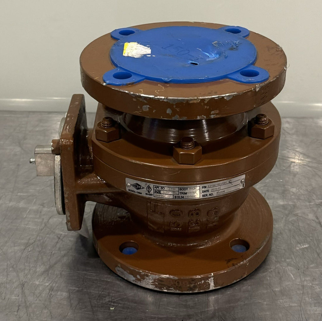 E2154-1922G91 Pipeline Ball Valve 3” Gas Compression NO HANDLE NEW! SHIPS FREE!