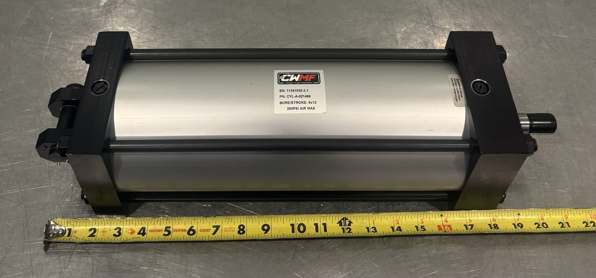 CWMF CYL-A-021466 Asphalt Plant Cylinder 5” Bore 12” Stroke 250PSI NEW!