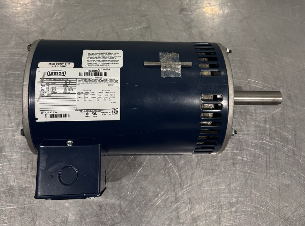 HD60ZR651 Leeson Motor 208-230/460V 1745RPM 145TTDR155564-S NEW! FREE SHIPPING!