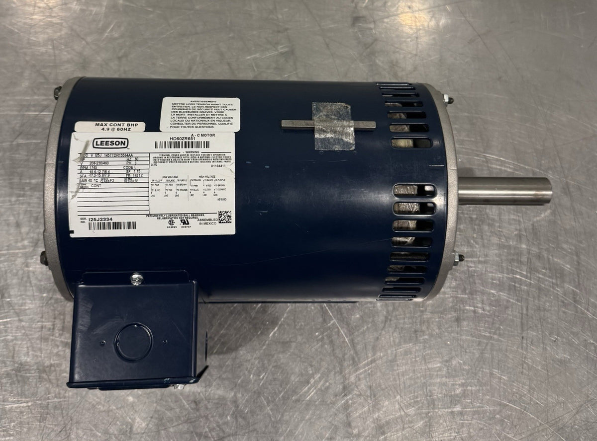 HD60ZR651 Leeson Motor 208-230/460V 1745RPM 145TTDR155564-S NEW! FREE SHIPPING!