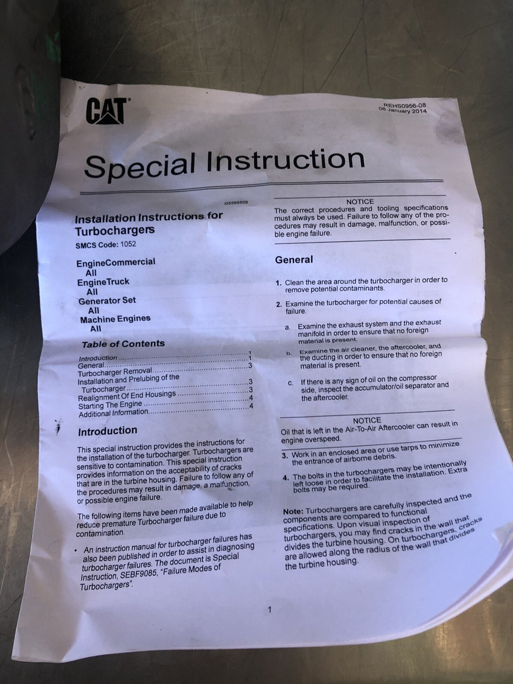 Caterpillar 10R-8253 Genuine CAT Turbo GP Basic NEW! REMAN FREE SHIPPING!