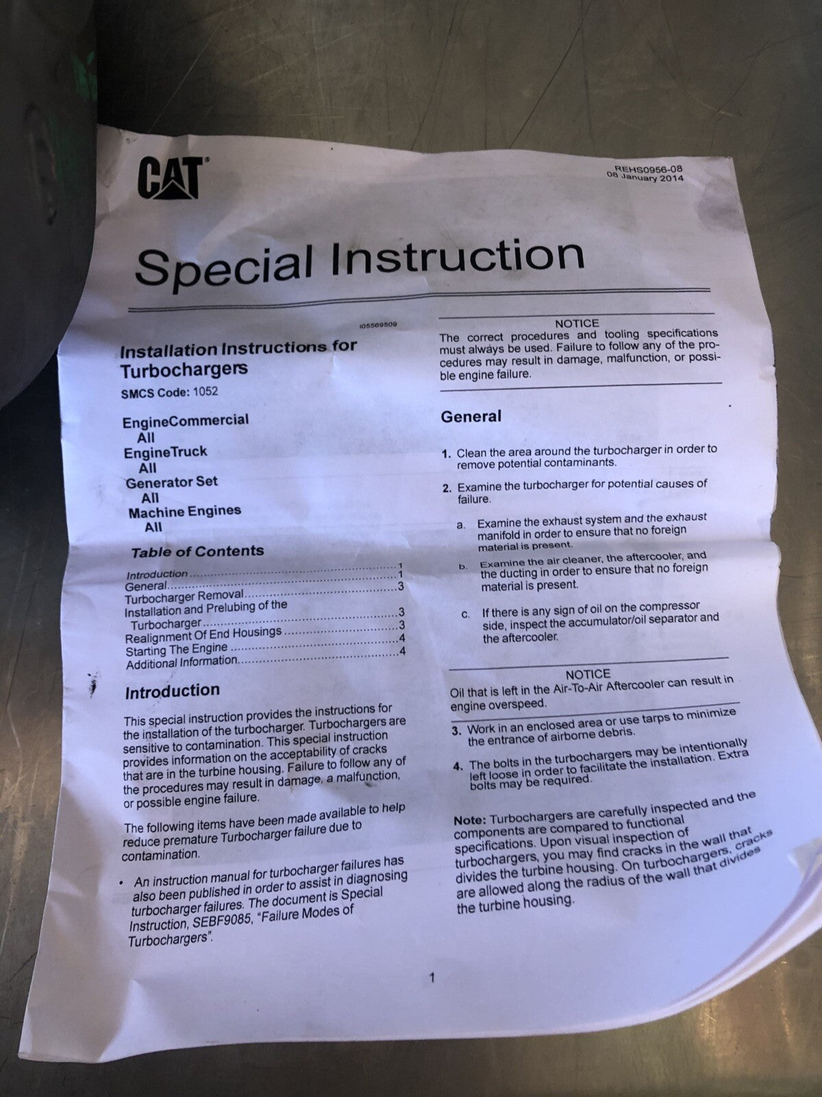 Caterpillar 10R-8253 Genuine CAT Turbo GP Basic NEW! REMAN FREE SHIPPING!
