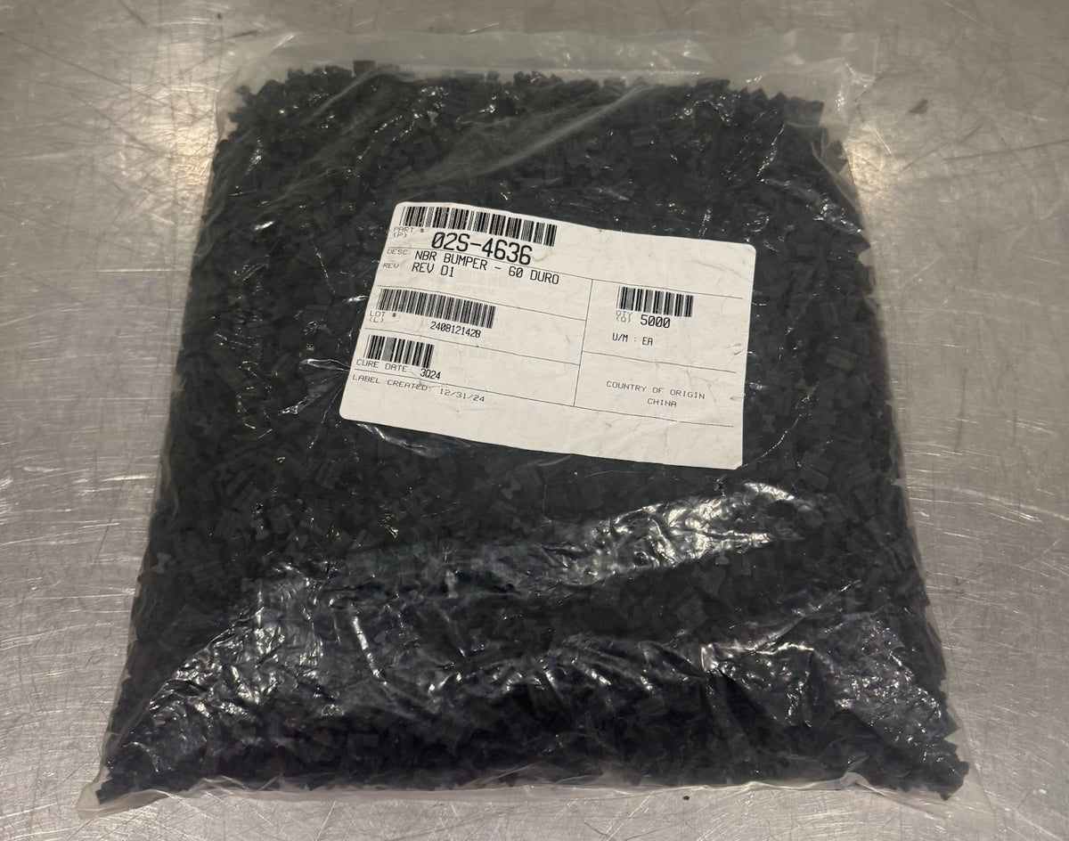 02S-4636 NBR Bumper 60 Duro PACK OF 5000 NEW! FREE SHIPPING!