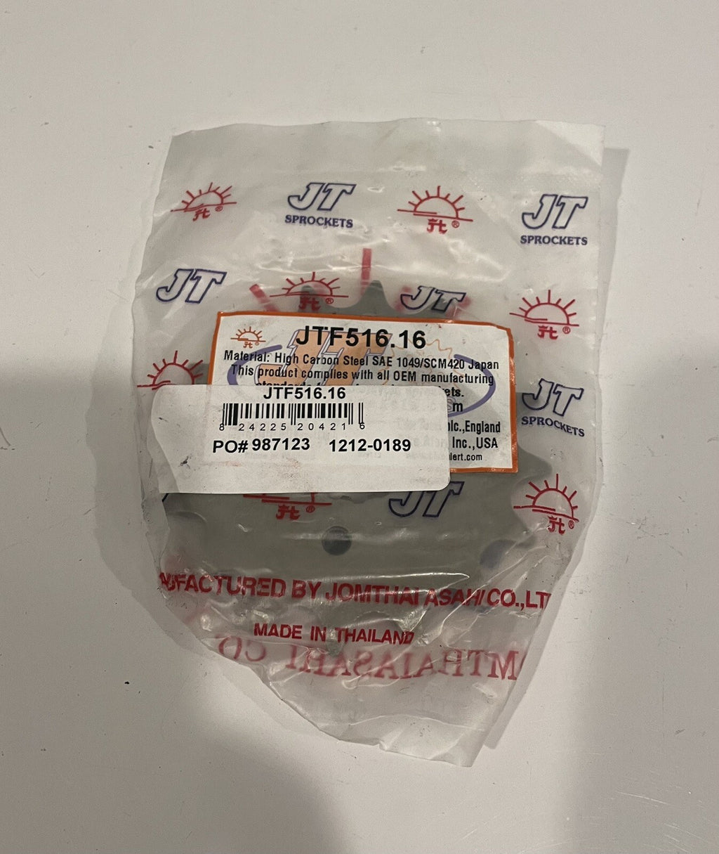 JTF516.16 JT Sprocket Steel Alloy 16 Tooth NEW! FREE SHIPPING!