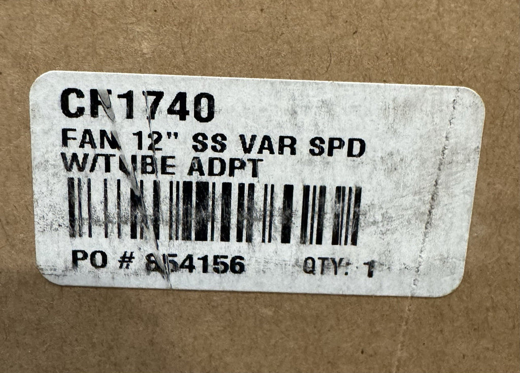 Esapco CF1740 Canarm Tube Fan 12” Stainless TF12 S.S. NEW IN BOX! FREE SHIPPING!