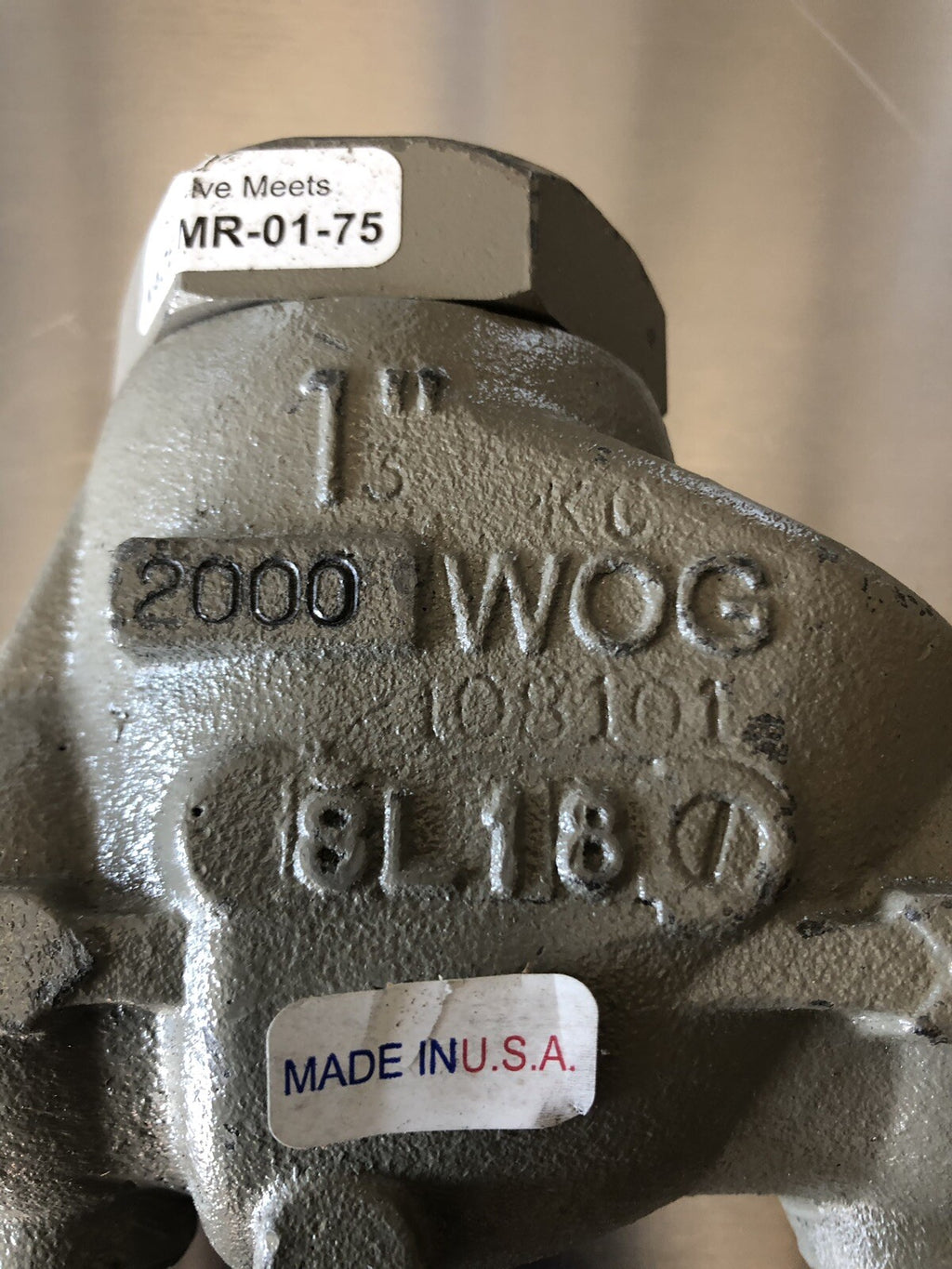 Ductile 2000 WOG 8L18 1” Check Valve NEW!!! FREE SHIPPING!!!