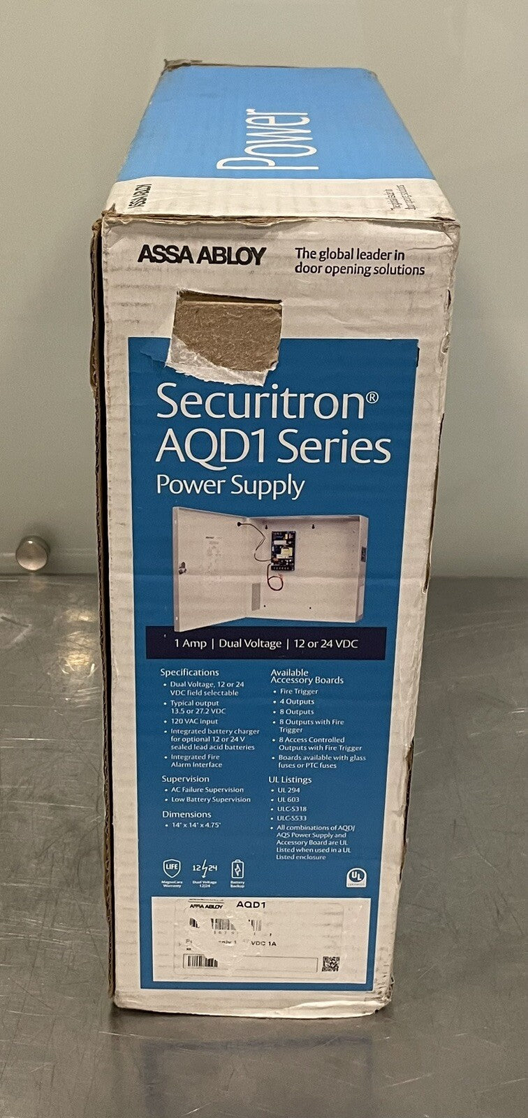 Securitron AQD1 Power Supply Assa Abloy 12VDC 24VDC NEW IN BOX! FREE SHIPPING!