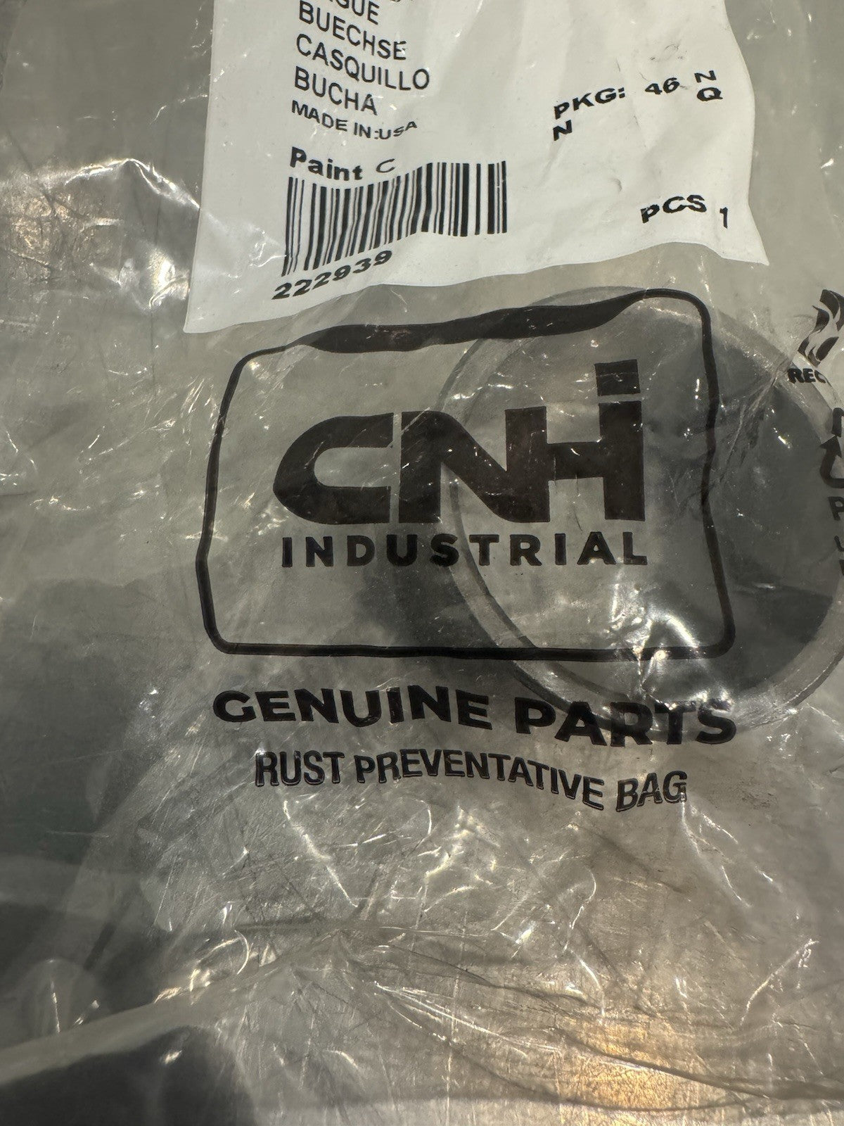 CNH 222939 Bushing Genuine New Holland Case NEW! FREE SHIPPING!