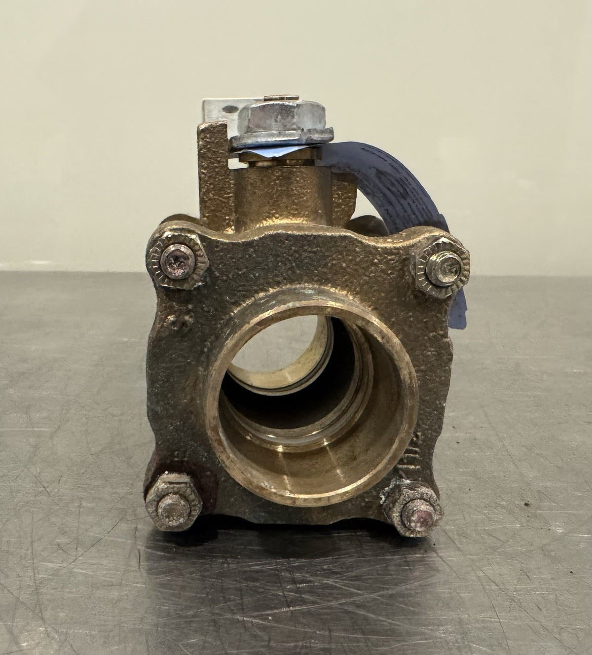 Nibco S595Y-LF 1-1/2” Full Port Ball Valve Bronze 1.5” Female Solder NEW!