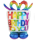 (1) Airloonz Large Birthday Present Foil Balloon Anagram 42829 NEW! SHIPS FREE!