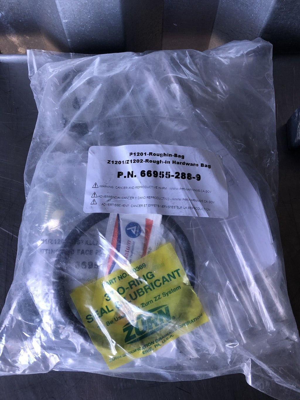 Zurn PQ1201-RYK17-TRM-15 L/Cplg W/ One Piece RYK17 Feet & 15-3/4” Studs NEW!!