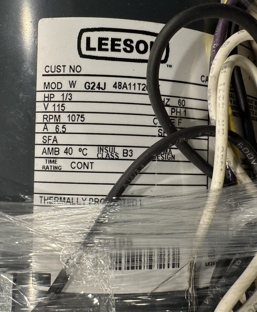 Leeson X304 1/3HP 115V 1075 RPM Motor 048A11T201 NEW IN BOX! FREE SHIPPING!