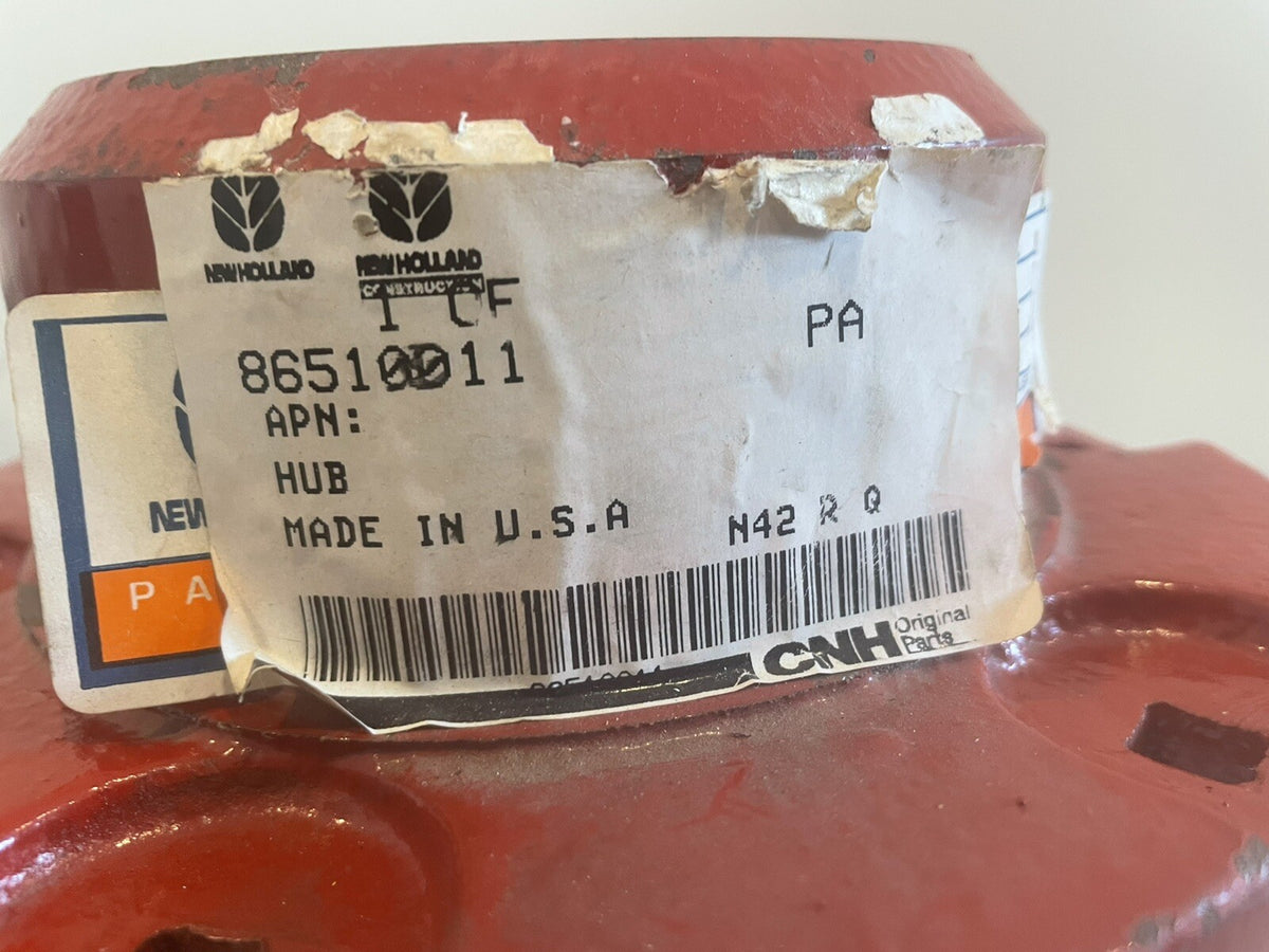 CNH 86510011 Hub Assy Red Case New Holland NEW! FREE SHIPPING!
