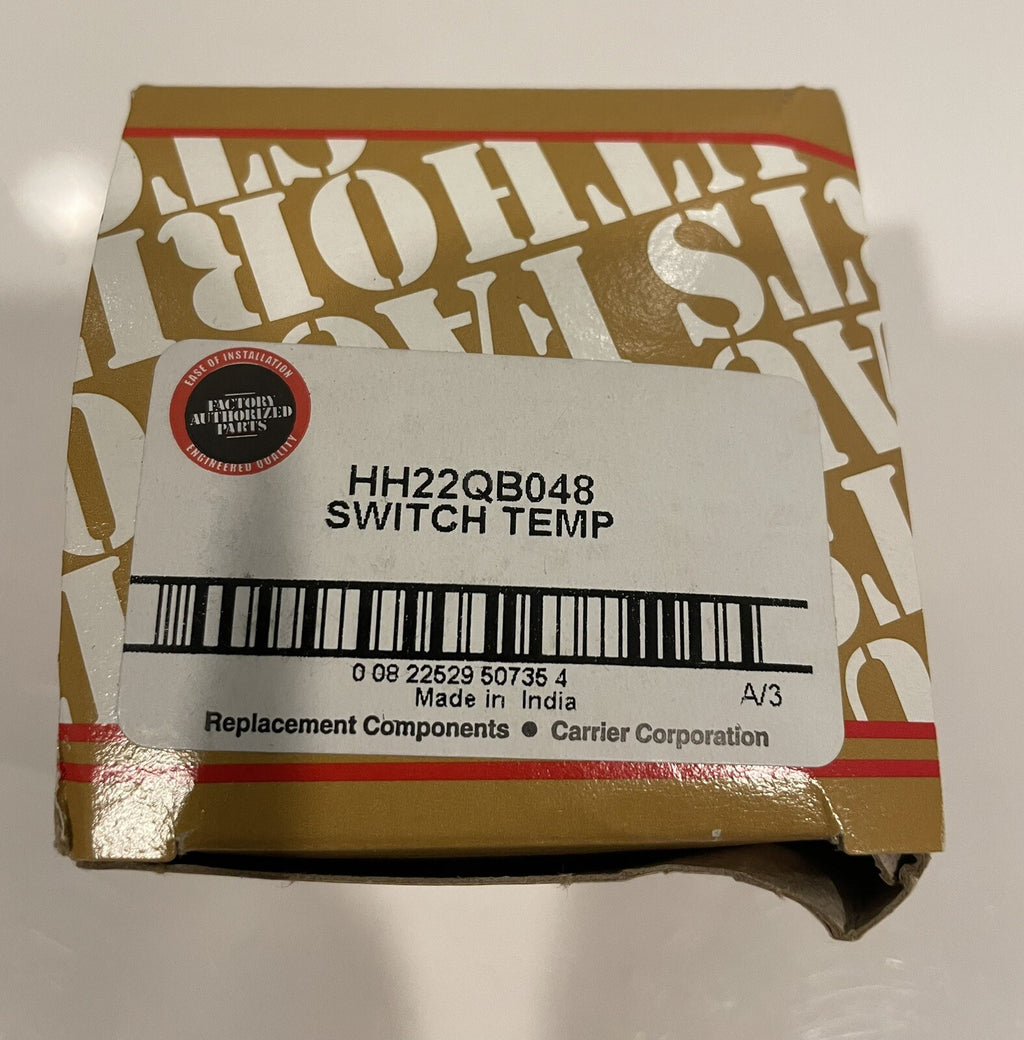 HH22QB048 Temp Switch Factory Authorized Parts For Carrier NEW! FREE SHIPPING!