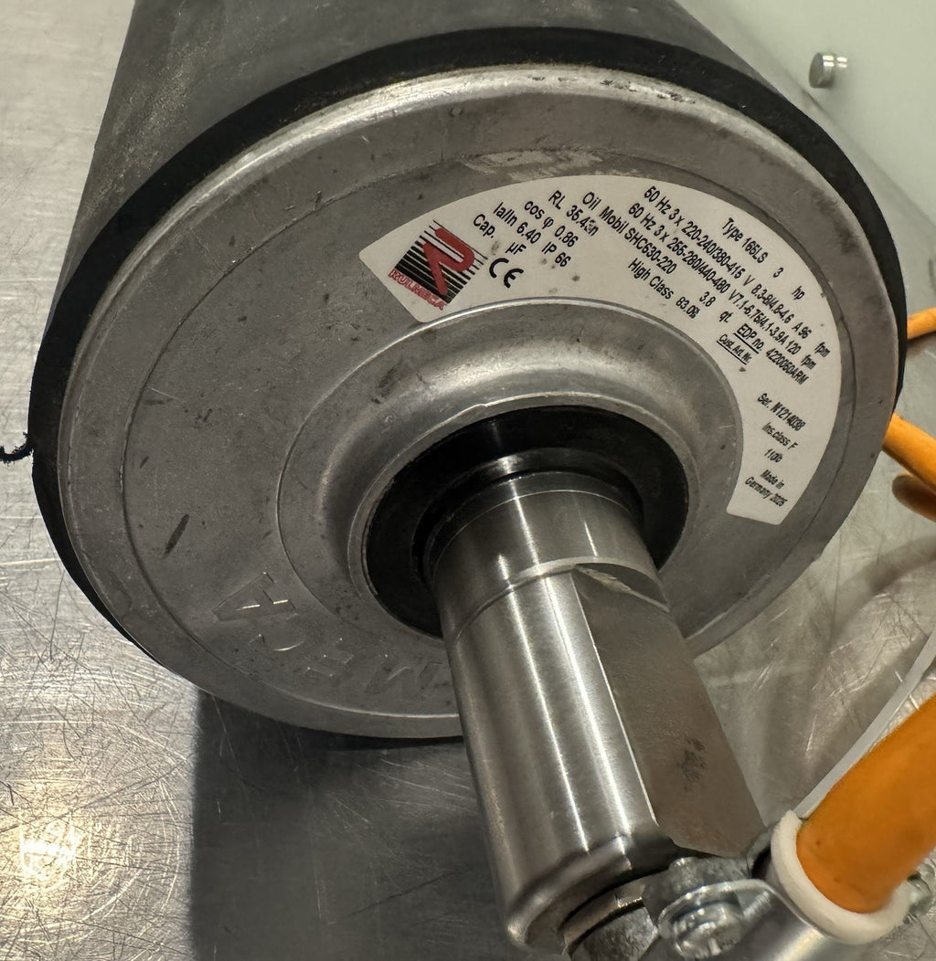 Rulmeca Type 165LS Drum Motor Pulley Roller 3HP NEW! FREE SHIPPING!