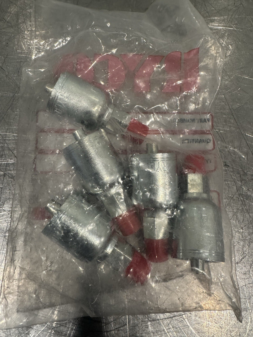 Ryco T2090-0402 Hydraulic Fittings 5 PACK Crimp X Thread NEW! FREE SHIPPING!