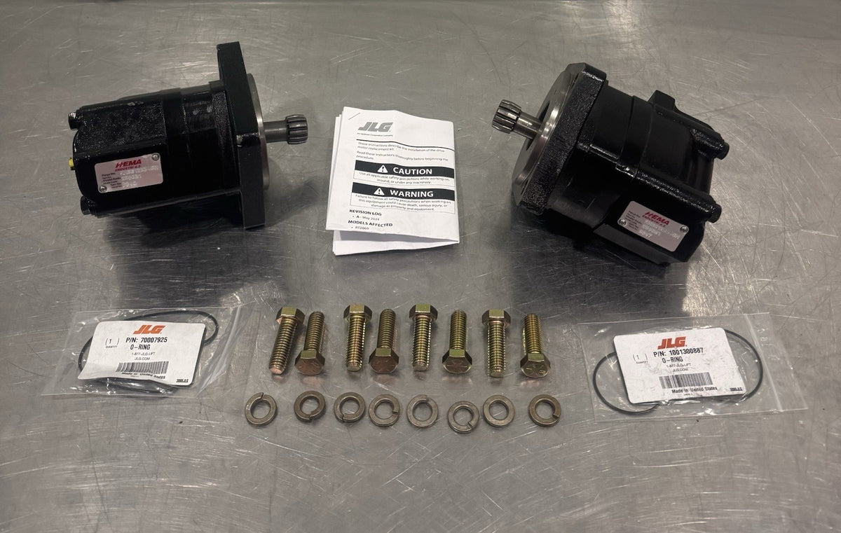 Hema JLG 1001313981 Drive Kit 1001300343 Hydraulic Motors NEW! FREE SHIPPING!
