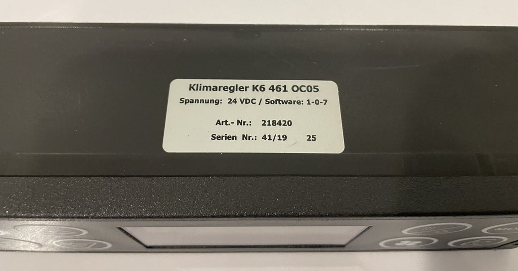 Klimareglar K6 461 OC05 Controller 218420 W/ Mount Kit NEW! FREE SHIPPING!