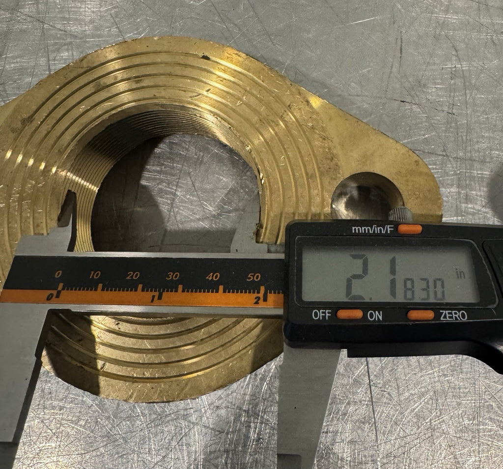 White Rhino Tuff Heavy Duty 2" Bronze Meter Flange DWU NSF-61-G NEW! SHIPS FREE!