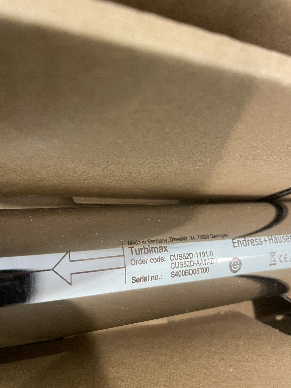 Endress+Hauser CUS52D-AA1AB3 Turbimax Tubidity Sensor 71236735 NEW FREE SHIPPING