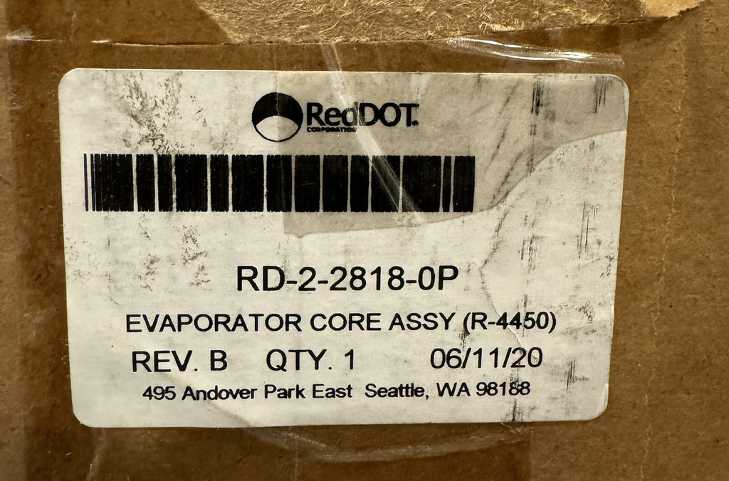 Red Dot RD-2-2818-0P Evaporator ASSY Air Conditioner Unit NEW IN BOX! SHIPS FREE
