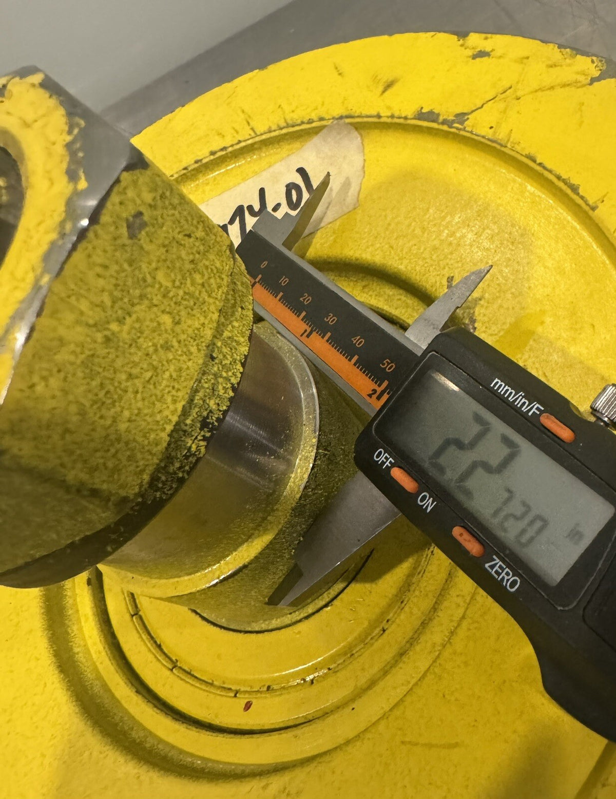 69974-01 Crane Wheel Shaft Yellow NEW! FREE SHIPPING!