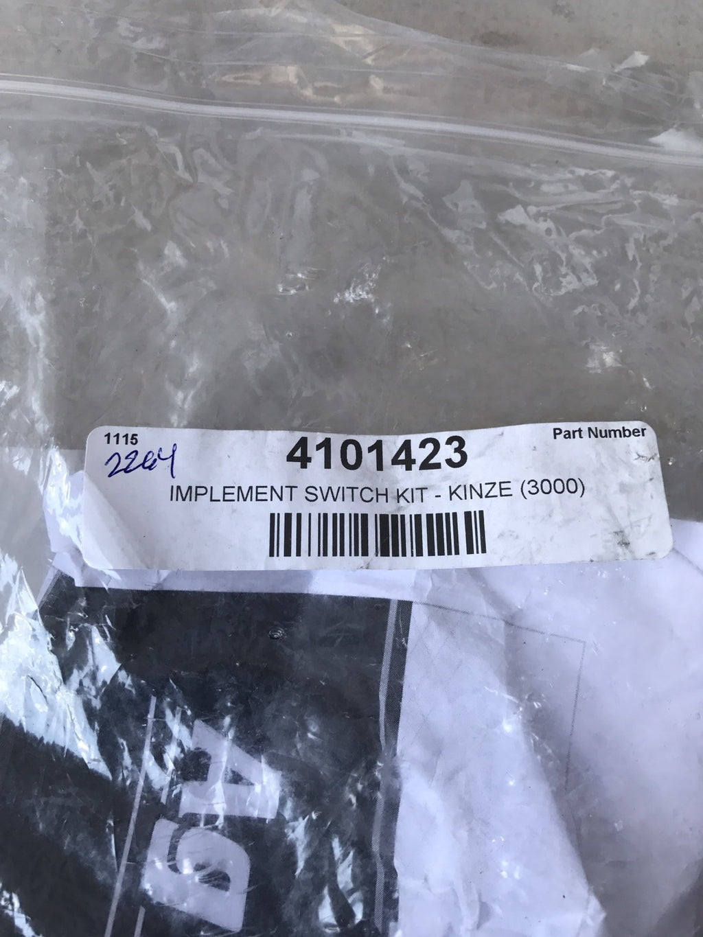 AG Leader 4101423 Implement Switch Kit For Kinze 3000 NEW