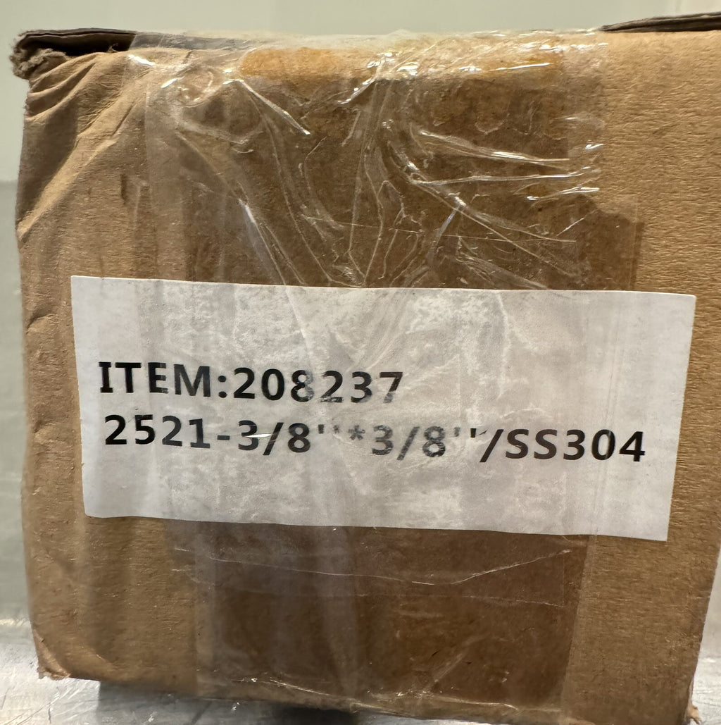 AXEON 208237 Stainless Steel Membrane Housing 3/8" P X 3/8" C FNPT NEW!
