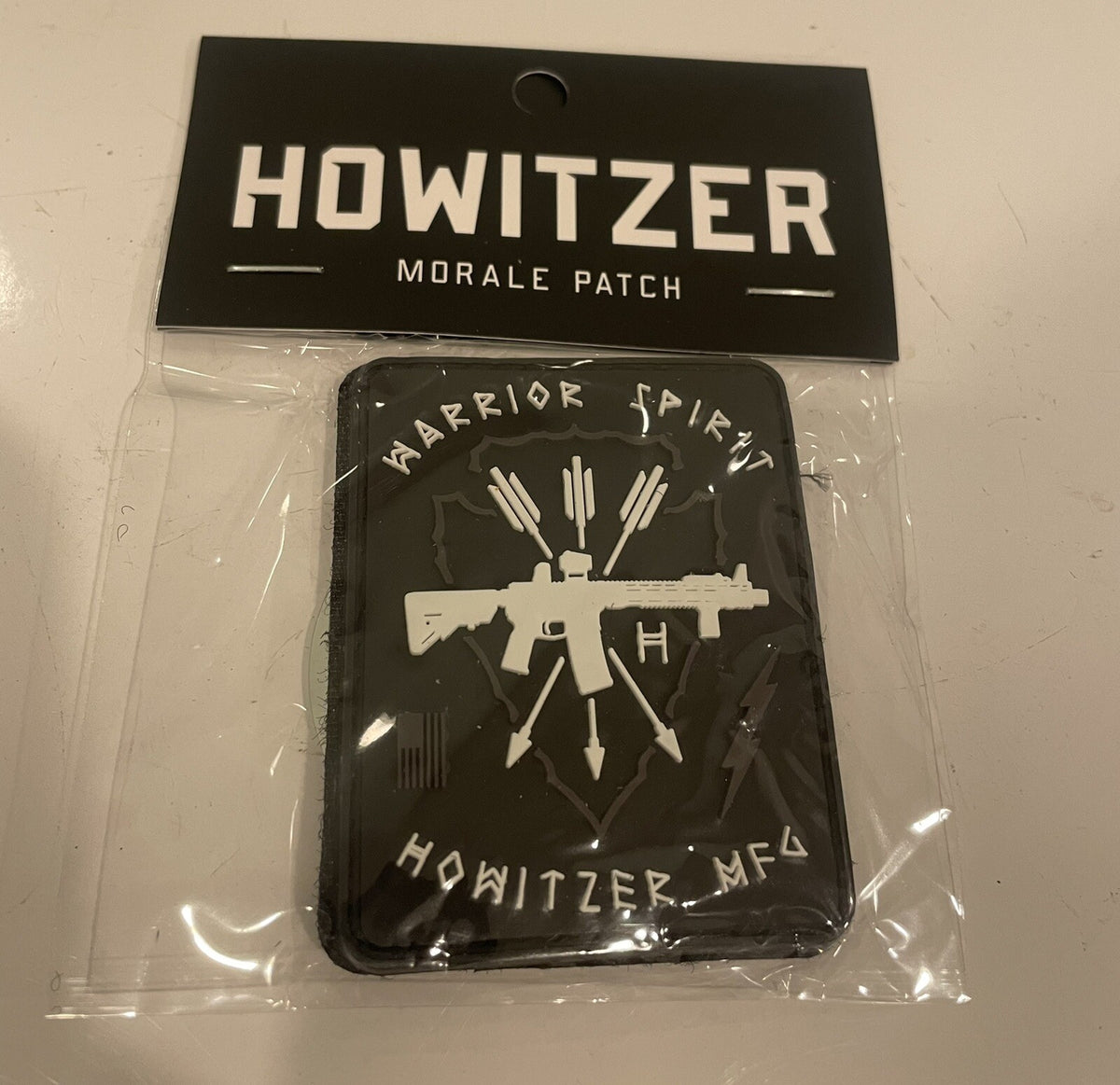 Howitzer Clothing Warrior Spirit Morale Patch OS CV4047 NEW! SHIPS FREE!