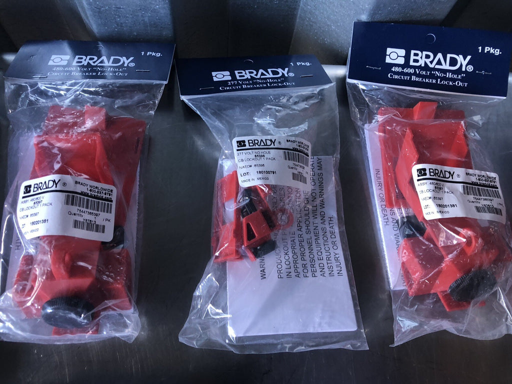 BRADY 121500 Lockout Kit JCI Mechanics 33Z365 NEW IN BOX!! FREE SHIPPING!!!