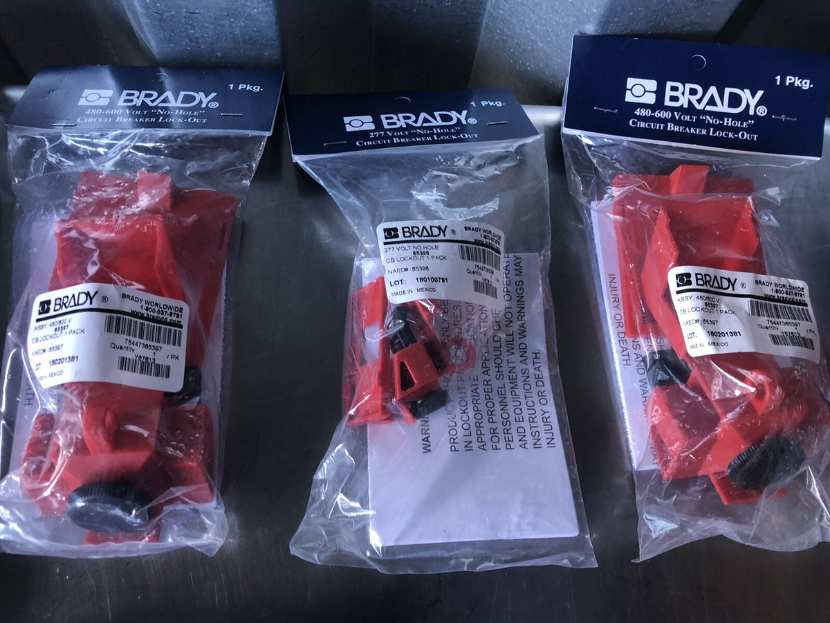 BRADY 121500 Lockout Kit JCI Mechanics 33Z365 NEW IN BOX!! FREE SHIPPING!!!