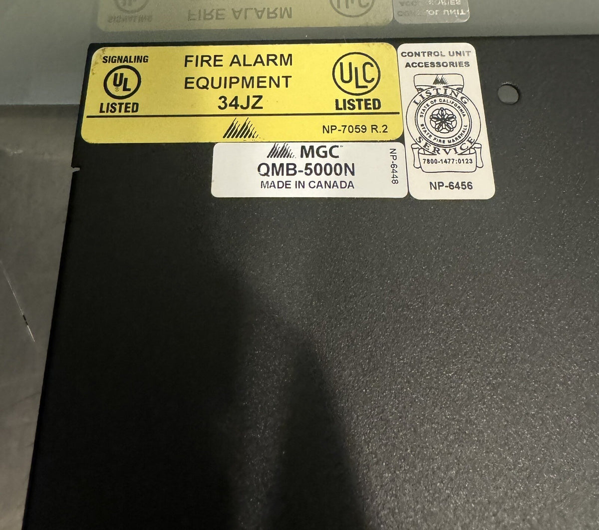 MGC QMB-5000N Card Cage Fire Alarm Equipment NEW IN BOX! FREE SHIPPING!
