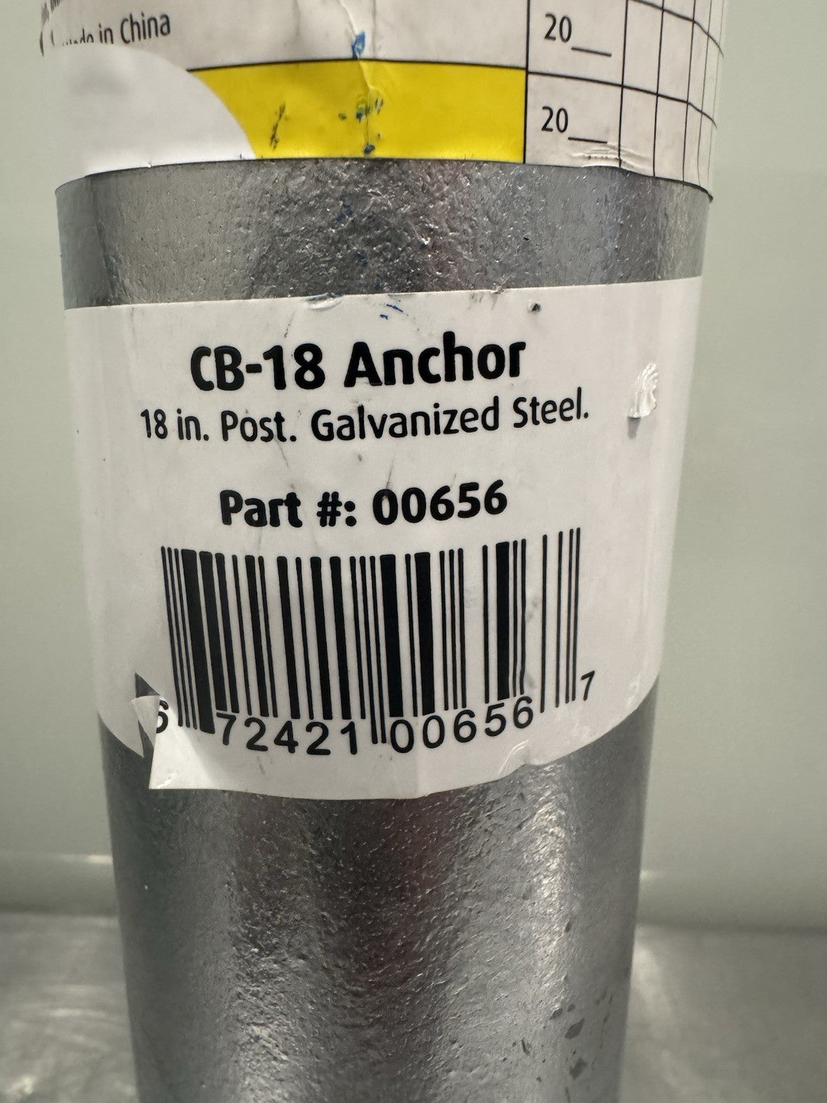 Guardian 00656 Anchor Post CB-18 Galvanized 18” NEW! FREE SHIPPING!