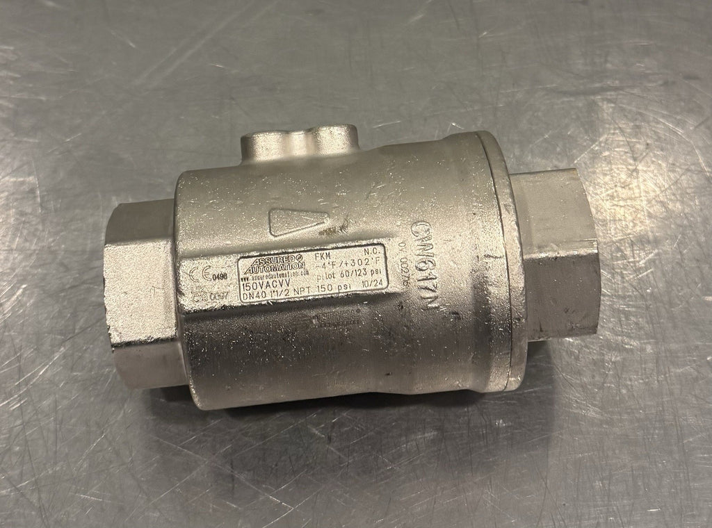 Assured Automation 150VACVV Compact Brass On/Off Valve NEW! FREE SHIPPING!